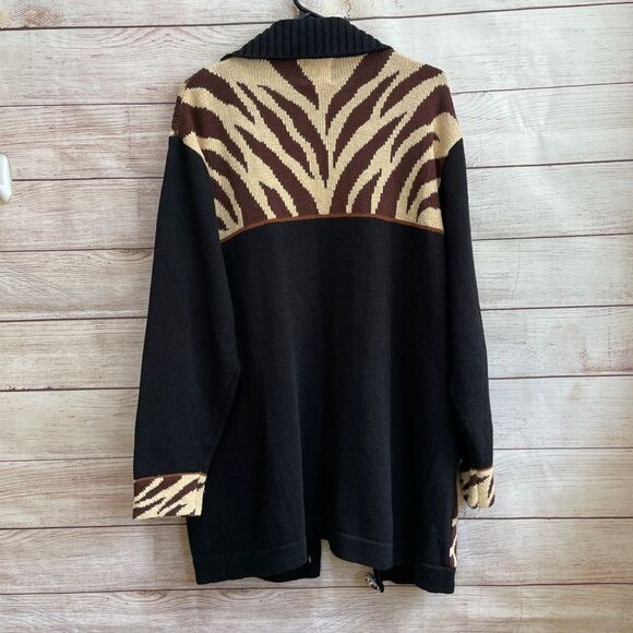 VINTAGE STORYBOOK KNITS SWEATER IN GIRAFFE PRINT - Picture 10 of 10